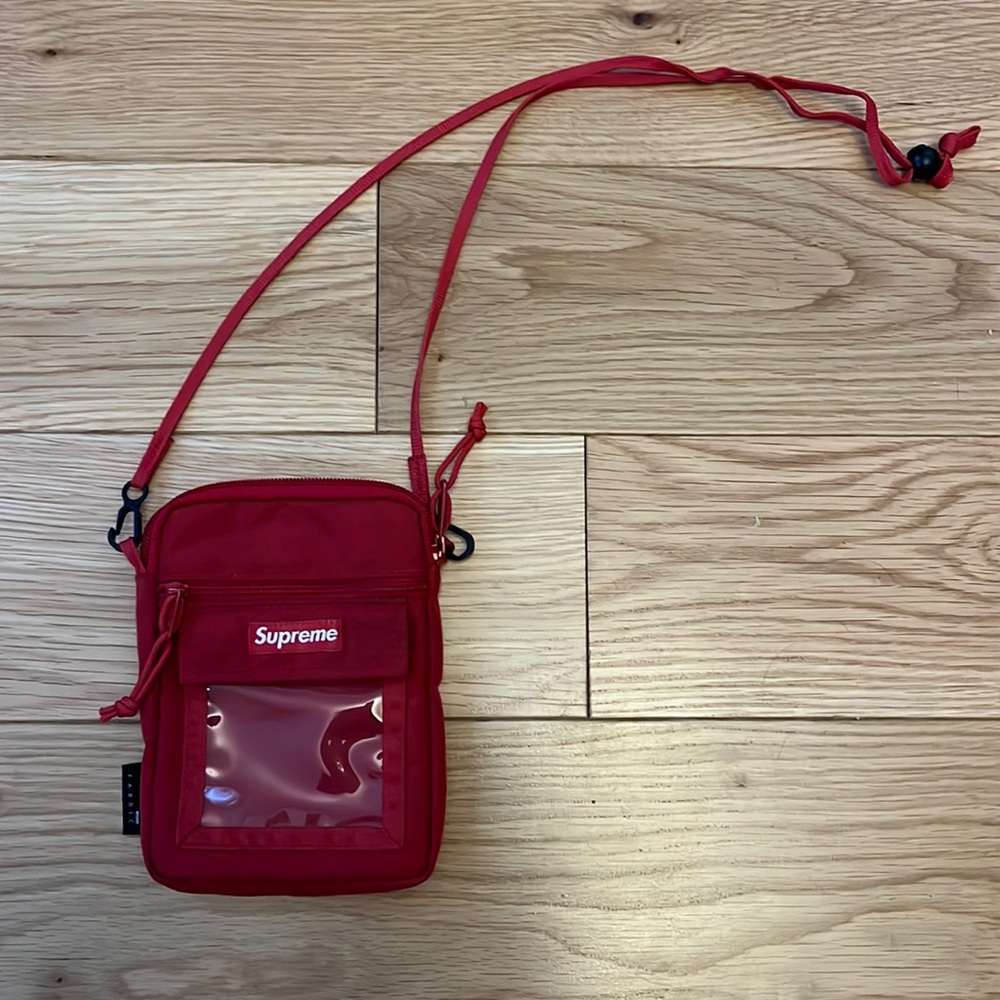 Supreme side bag, red,